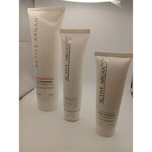 Lot Of 3 Active Argon MorrocanOrange Blossom Body Lavender Hand Lotion Scrub